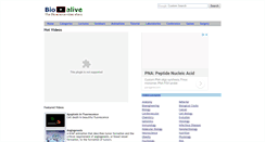 Desktop Screenshot of bio-alive.com