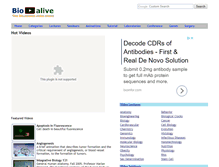 Tablet Screenshot of bio-alive.com